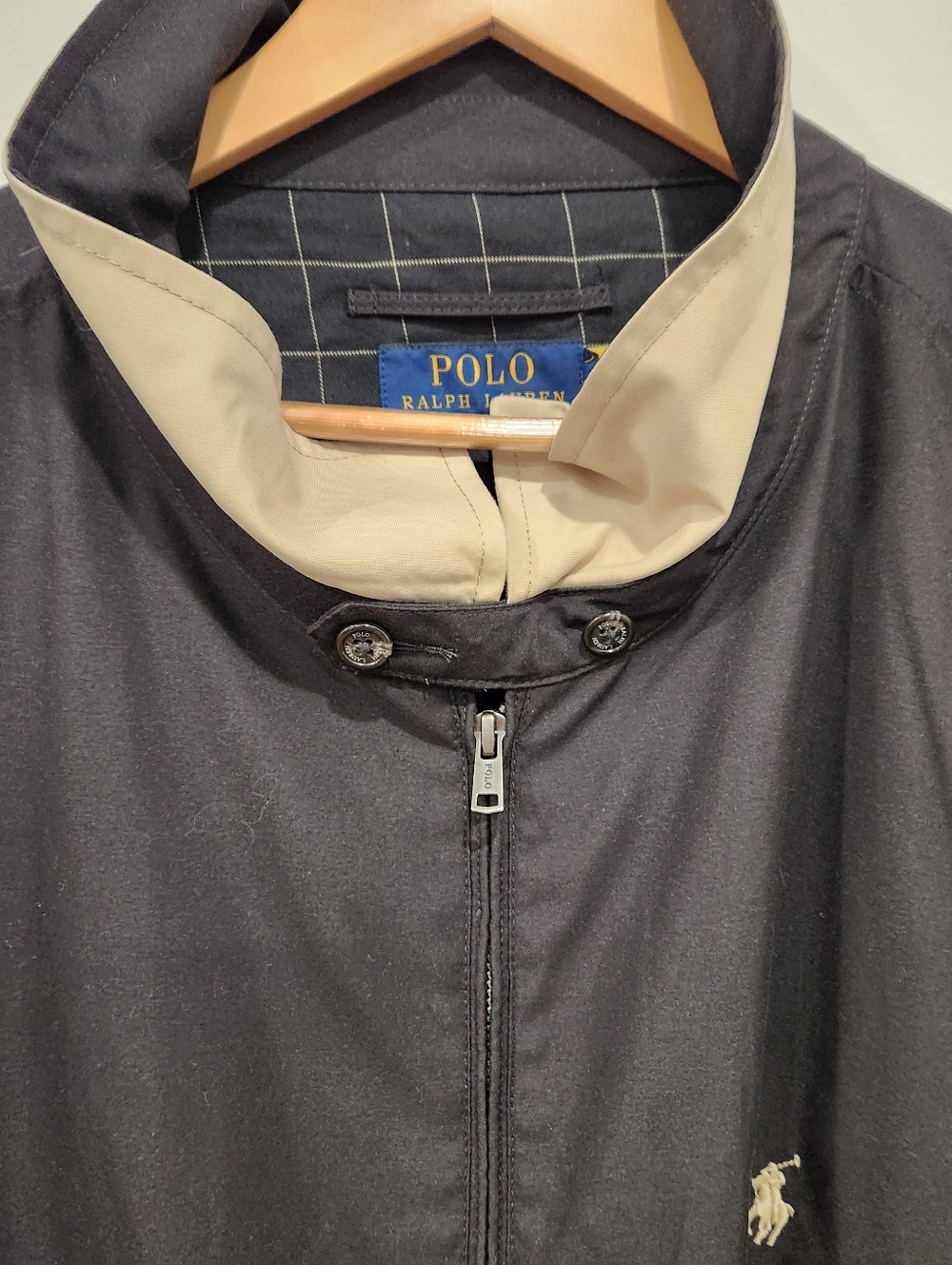 NEW Polo Ralph Lauren Black Bi-Swing Zip Up Jacket Windbreaker 91003 Men's 5XB - Picture 2 of 16
